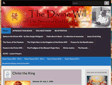 Tablet Screenshot of divinewill.org